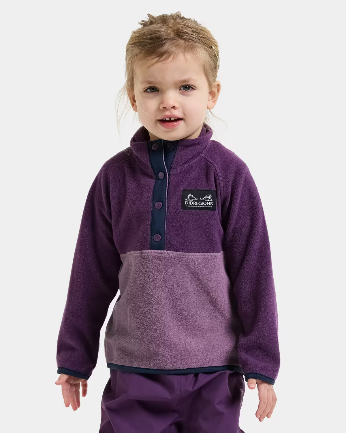 Monte Fleecetröja Barn Lila Northen Purple | Smilebutiken - Didriksons