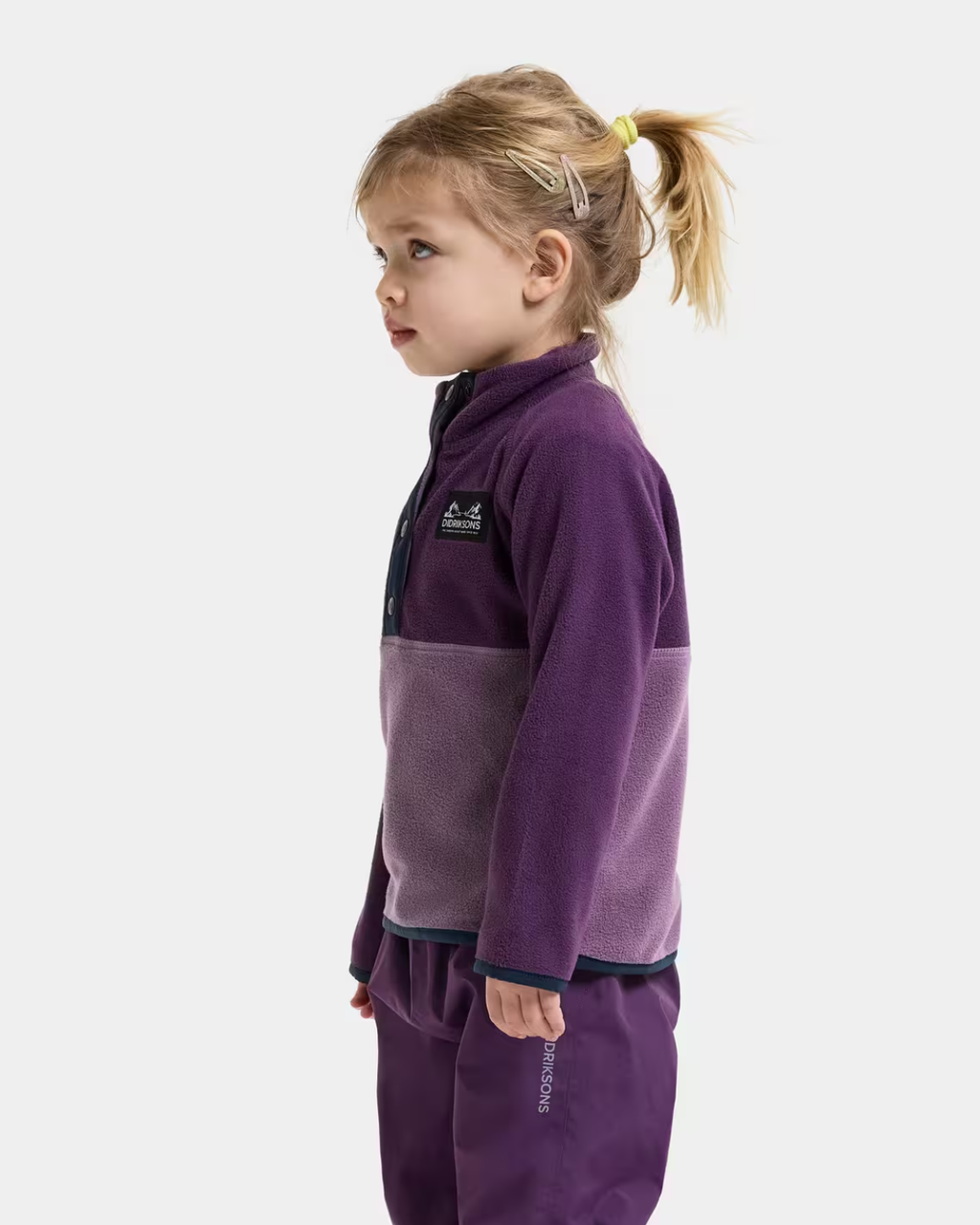 Monte Fleecetröja Barn Lila Northen Purple | Smilebutiken - Didriksons