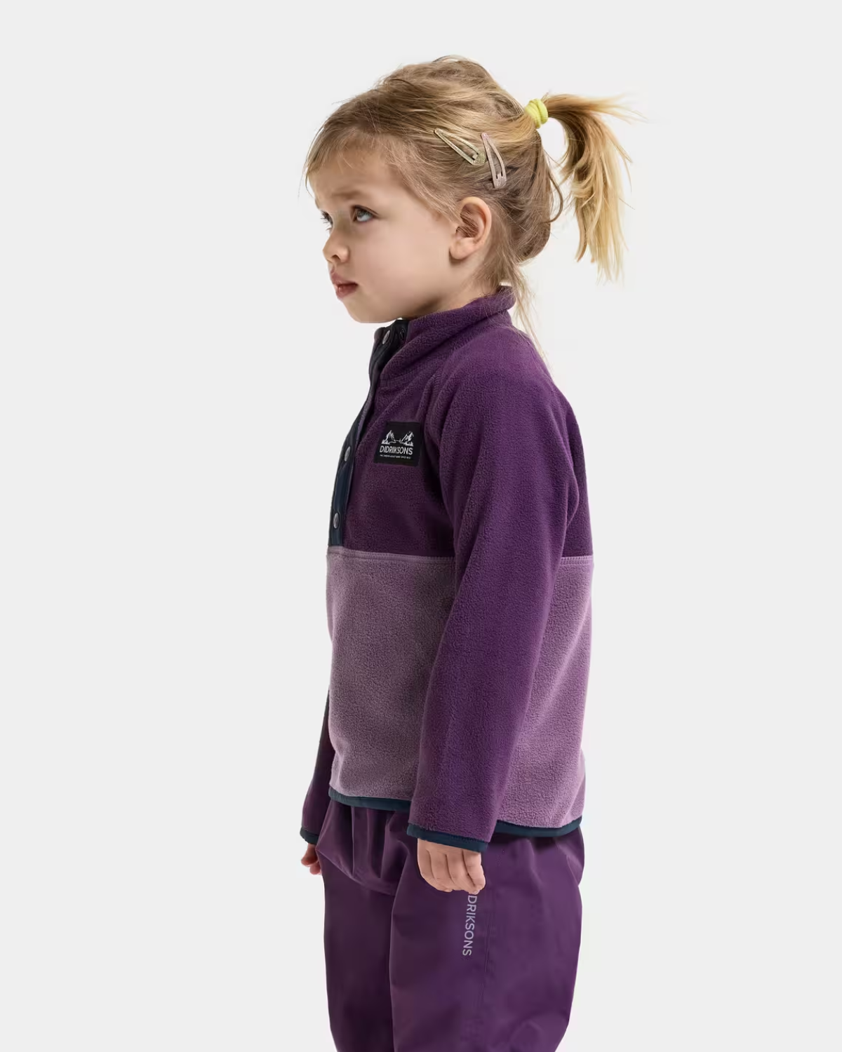 Monte Fleecetröja Barn Lila Northen Purple | Smilebutiken - Didriksons