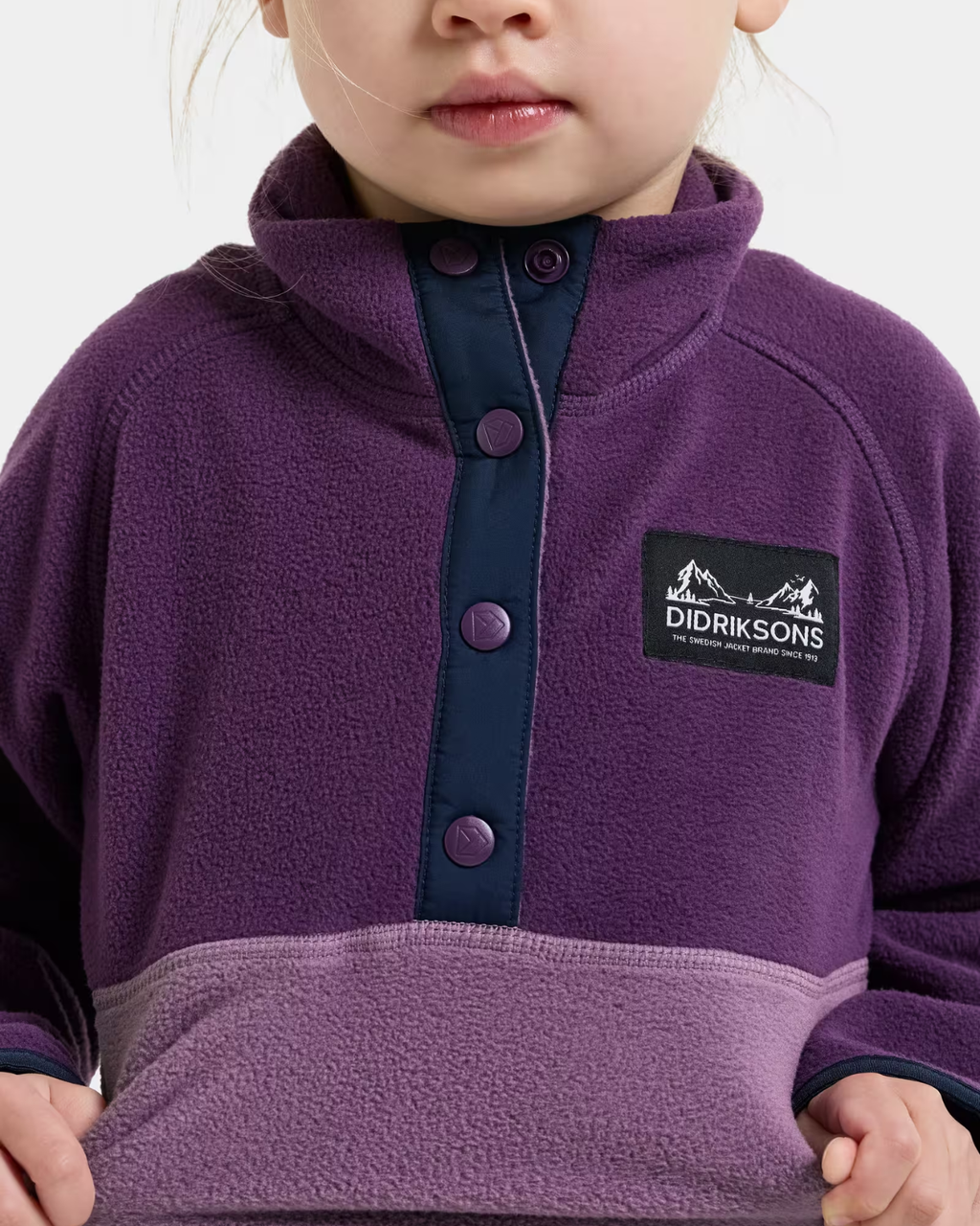 Monte Fleecetröja Barn Lila Northen Purple | Smilebutiken - Didriksons