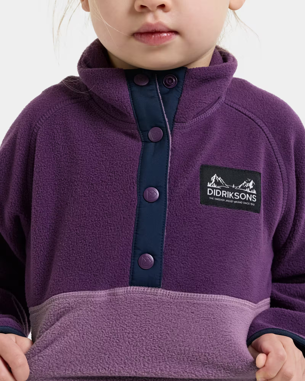 Monte Fleecetröja Barn Lila Northen Purple | Smilebutiken - Didriksons
