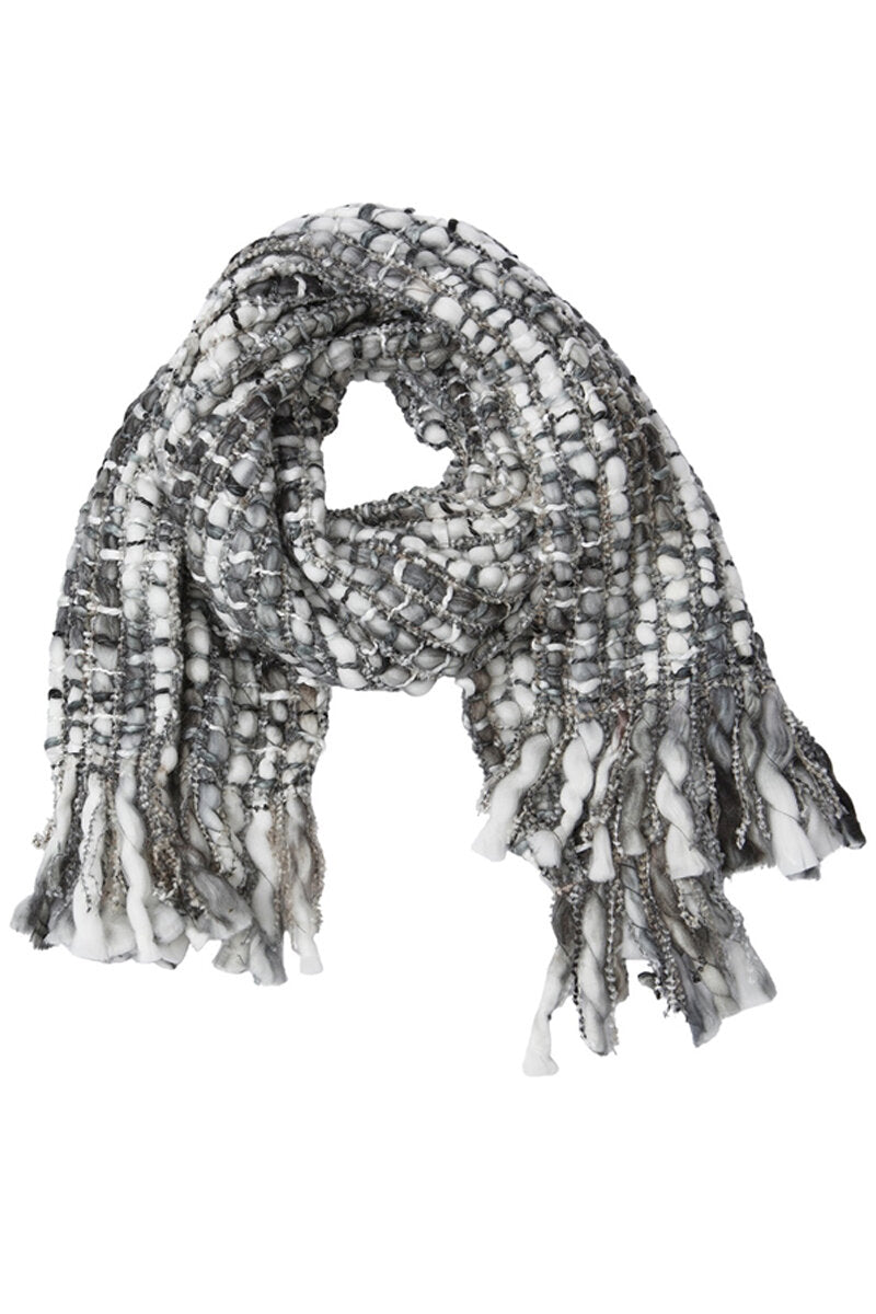 Star Halsduk Dam Grey Mix Silver Lurex Moshi