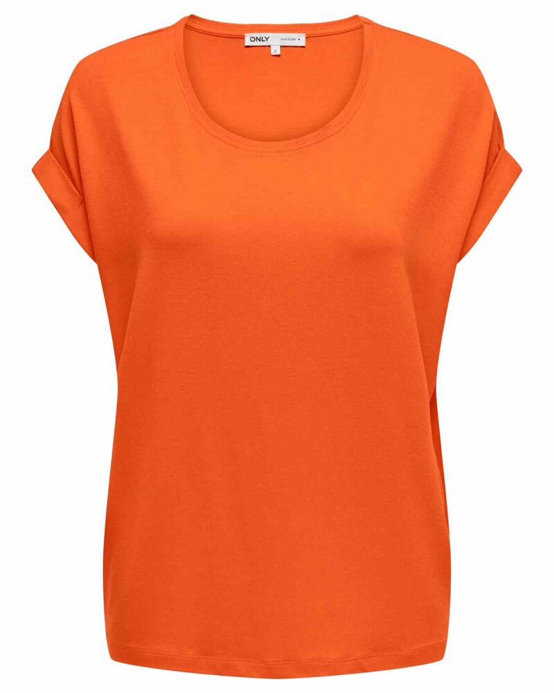Auntie T-Shirt Women Scarlet Ibis | Smilebutiken - ONLY