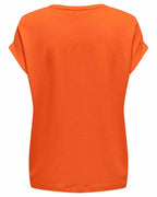 Auntie T-Shirt Women Scarlet Ibis | Smilebutiken - ONLY