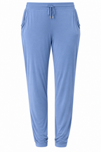 Jersey Trousers Bamboo Women Blue Wiges