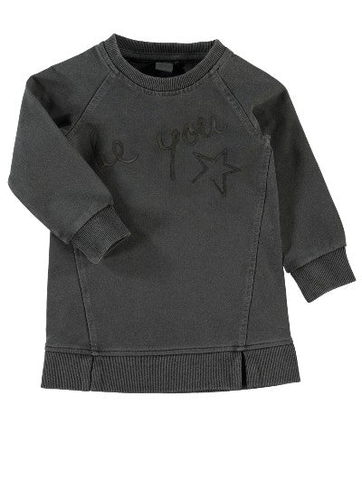 Etna Sweat Tunika Mini Mörkgrå - Name it