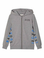 Name it Notebook Sweat Cardigan Grey Melange Kids - Name it