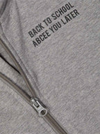 Name it Notebook Sweat Cardigan Grey Melange Kids - Name it