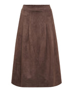 Nandina Kjol Mockaimitation Dam Brun Moro | Smilebutiken - Marta du Château