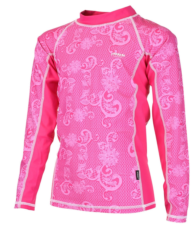 Naxos Sun Protection Jersey Children Cerise Lindberg