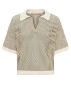 Nayeli Tröja Med Krage Dam Beige Fango | Smilebutiken - Marta du Chateau