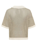 Nayeli Tröja Med Krage Dam Beige Fango | Smilebutiken - Marta du Chateau
