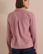 Nellie Skjorta i Manchester Dam Rosa Velvet Rose | Smilebutiken - Cecil