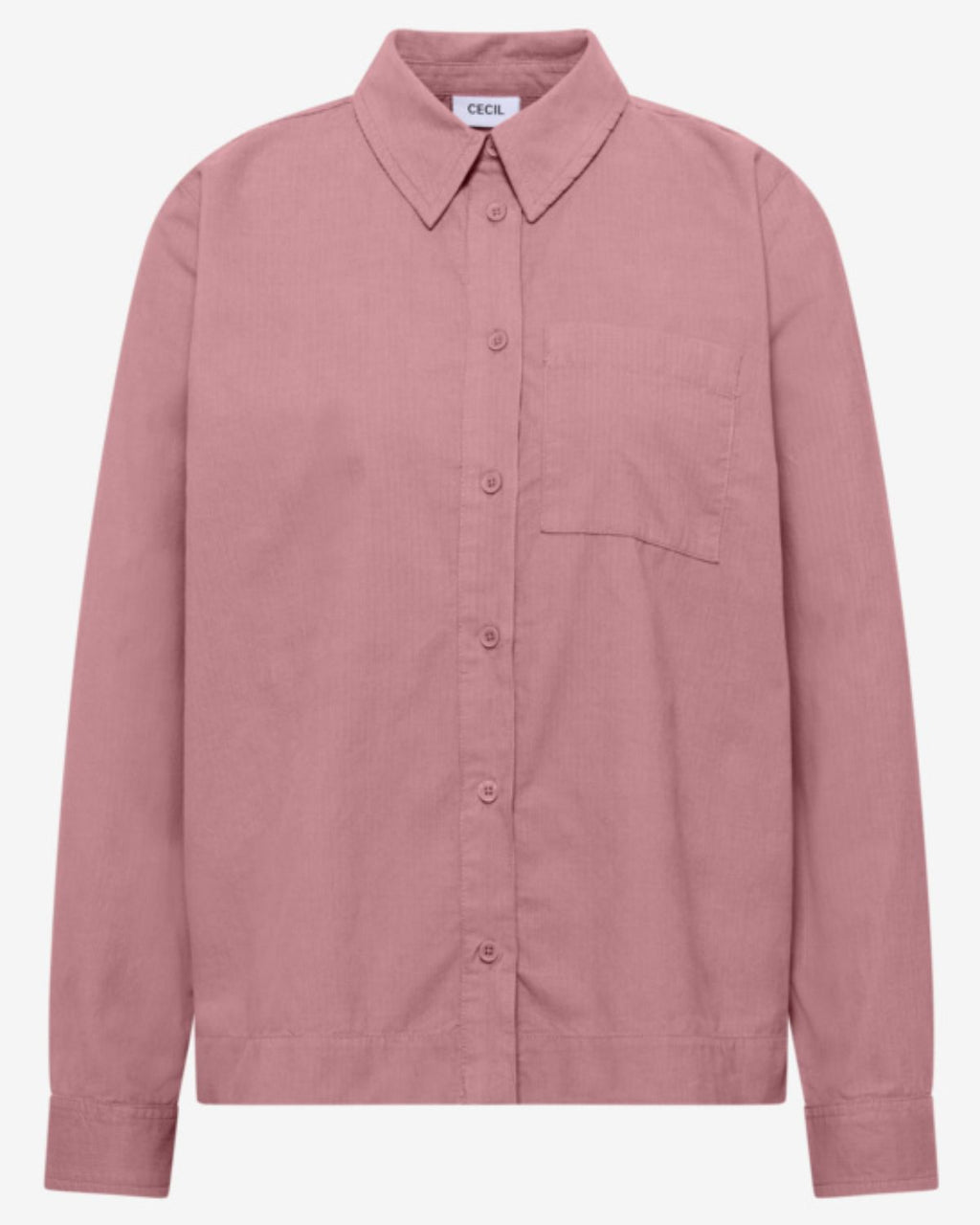 Nellie Skjorta i Manchester Dam Rosa Velvet Rose | Smilebutiken - Cecil