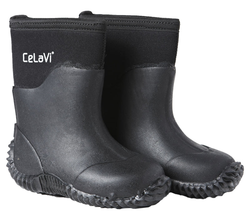 Neoprene Boot Black Lined Boot Children Celavi
