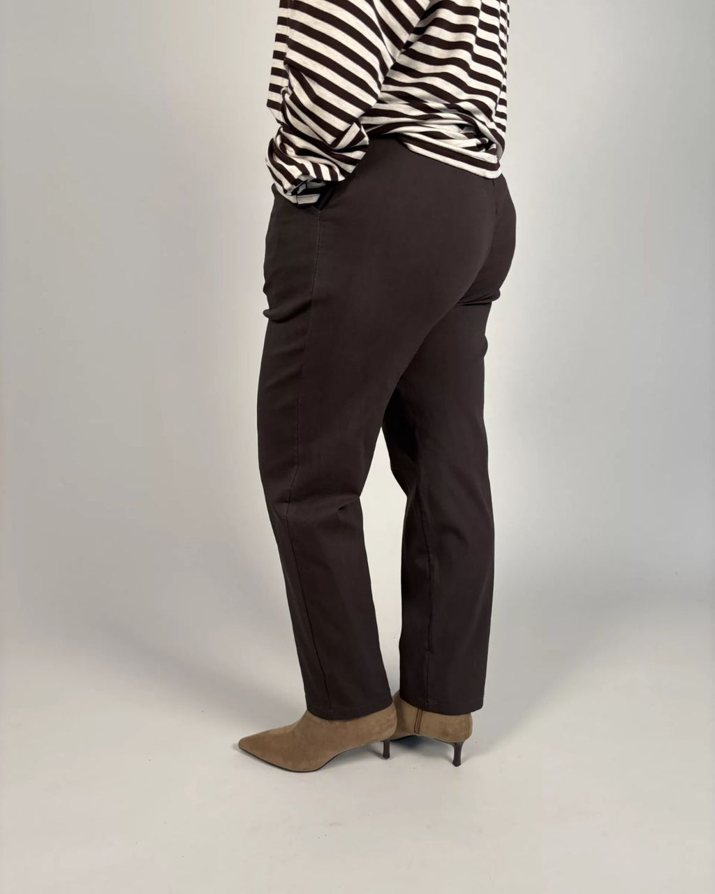 Nico Barrel Byxa Superstretch Dam Brun | Smilebutiken - Camicia