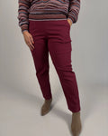 Nico Barrel Byxa Superstretch Dam Vinröd | Smilebutiken - Camicia