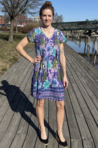 Nicola Dress 5 Women Palm Parrot | Smilebutiken - One Summer