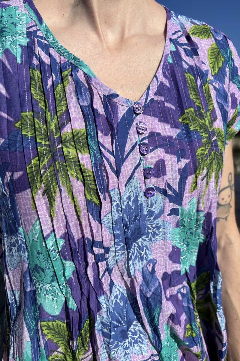 Nicola Dress 5 Women Palm Parrot | Smilebutiken - One Summer
