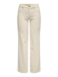 Blush Mid Straight Jeans Dam Ecru ONLY