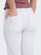 Blush Mid Straight Jeans Dam White ONLY