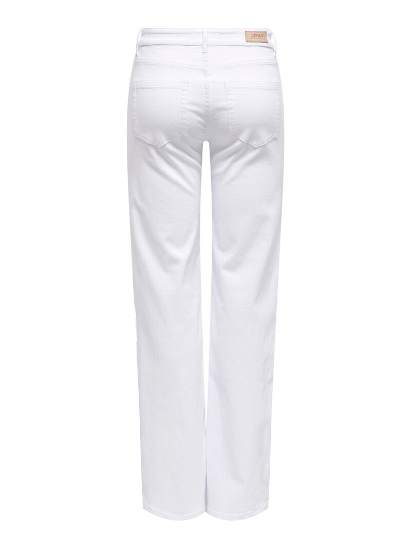 Blush Mid Straight Jeans Dam White ONLY
