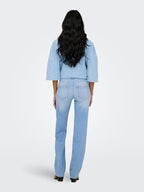 Blush Mid Straight Jeans Dam Light Blue Denim ONLY