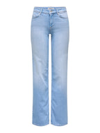 Blush Mid Straight Jeans Dam Light Blue Denim ONLY