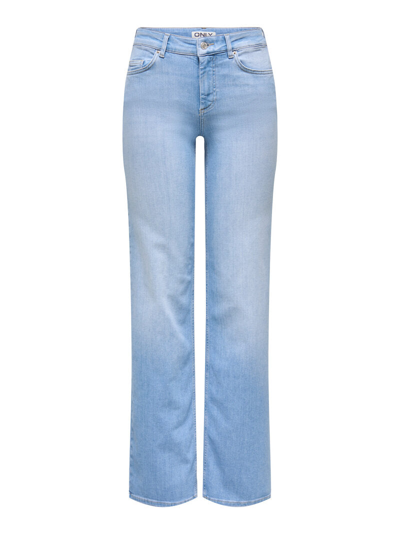 Blush Mid Straight Jeans Dam Light Blue Denim ONLY