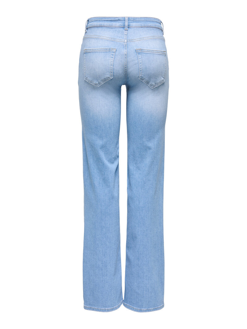 Blush Mid Straight Jeans Dam Light Blue Denim ONLY