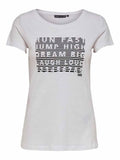 ONLYPLAY Laila Training Top White Women - ONLY PLAY