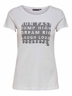 ONLYPLAY Laila Training Top White Women - ONLY PLAY
