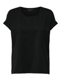Moster Glitter T-shirt Dam Black Lurex ONLY