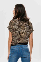 Moster T-shirt Dam Black Leo ONLY