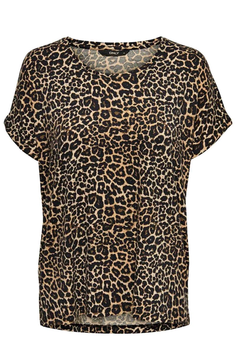 Moster T-shirt Dam Black Leo ONLY