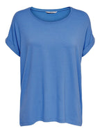 ONLY Auntie T-shirt Women Blue Yonder - ONLY