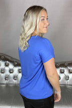 ONLY Auntie T-shirt Women Blue Yonder - ONLY