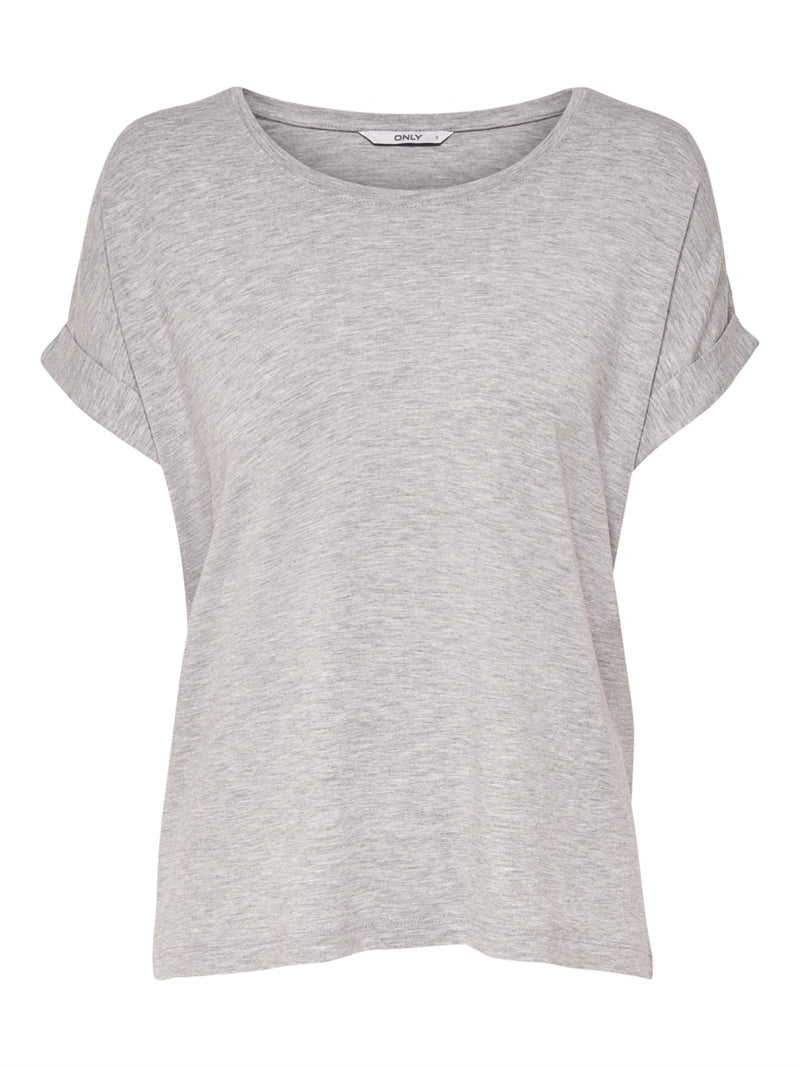 Aunt T-shirt Women Light Grey - ONLY