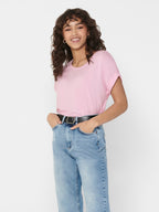 Aunt T-shirt Women Pink Lady ONLY