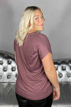 Moster T-shirt Dam Rose Brown - ONLY