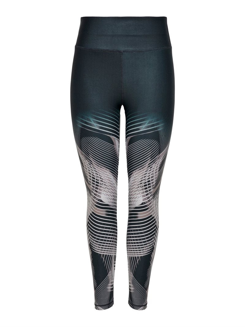 Dusina Tights Svart med mönster Dam ONLY PLAY