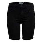 Rain Life shorts Dam Svart - ONLY