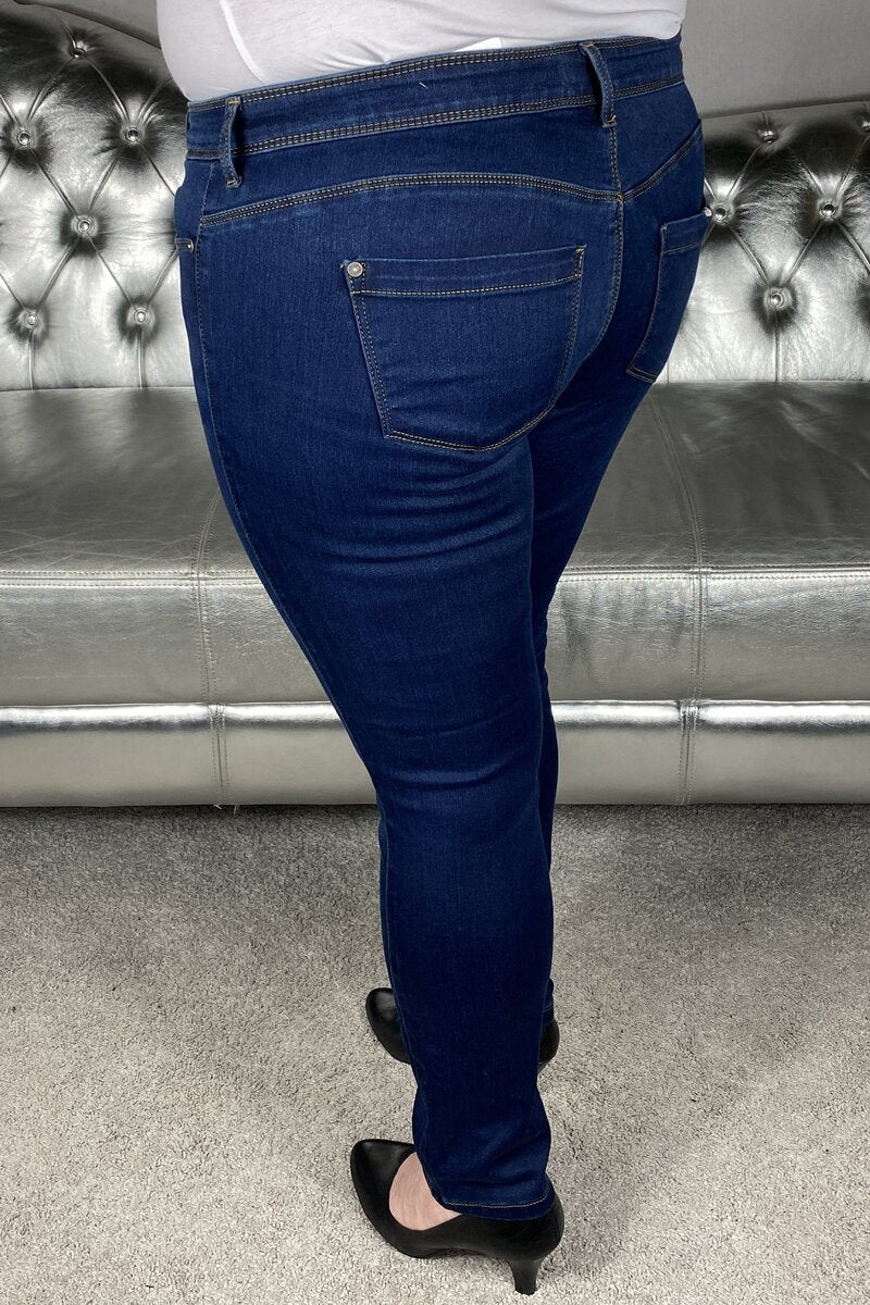 Ultimate King Regular Jeans Women Dark Blue - ONLY