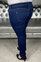 Ultimate King Regular Jeans Women Dark Blue - ONLY