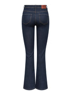 Wow Bootcut Jeans Women Dark Blue Denim ONLY