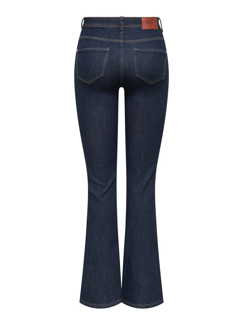 Wow Bootcut Jeans Women Dark Blue Denim ONLY