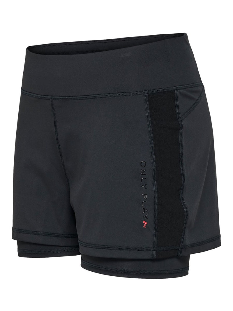 ONLYPLAY Performance Run Loose Shorts Dam Svart - ONLY PLAY