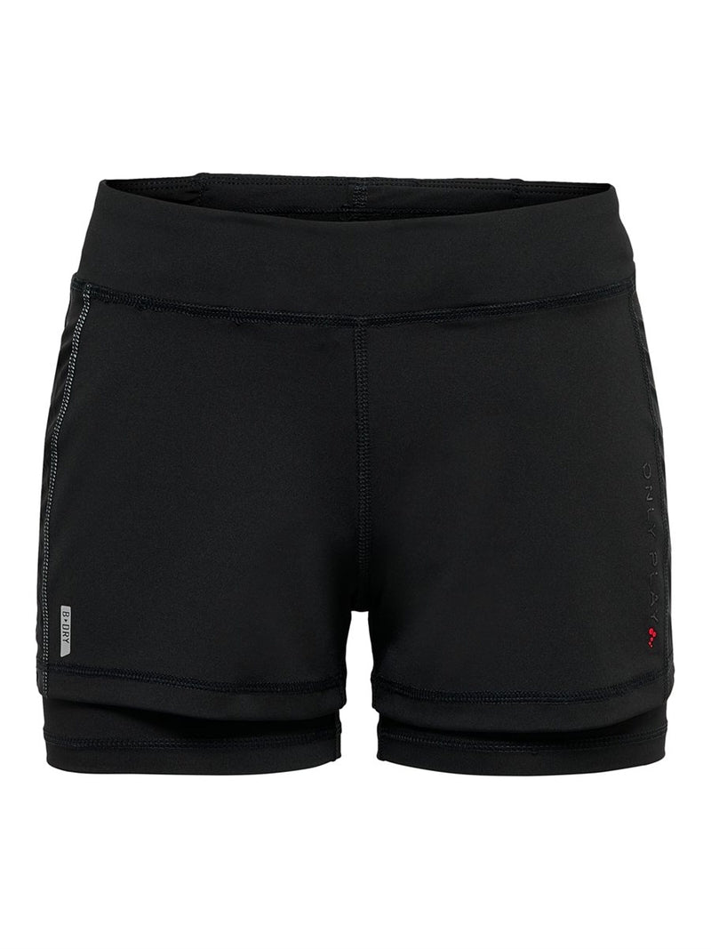 ONLYPLAY Performance Run Loose Shorts Dam Svart - ONLY PLAY