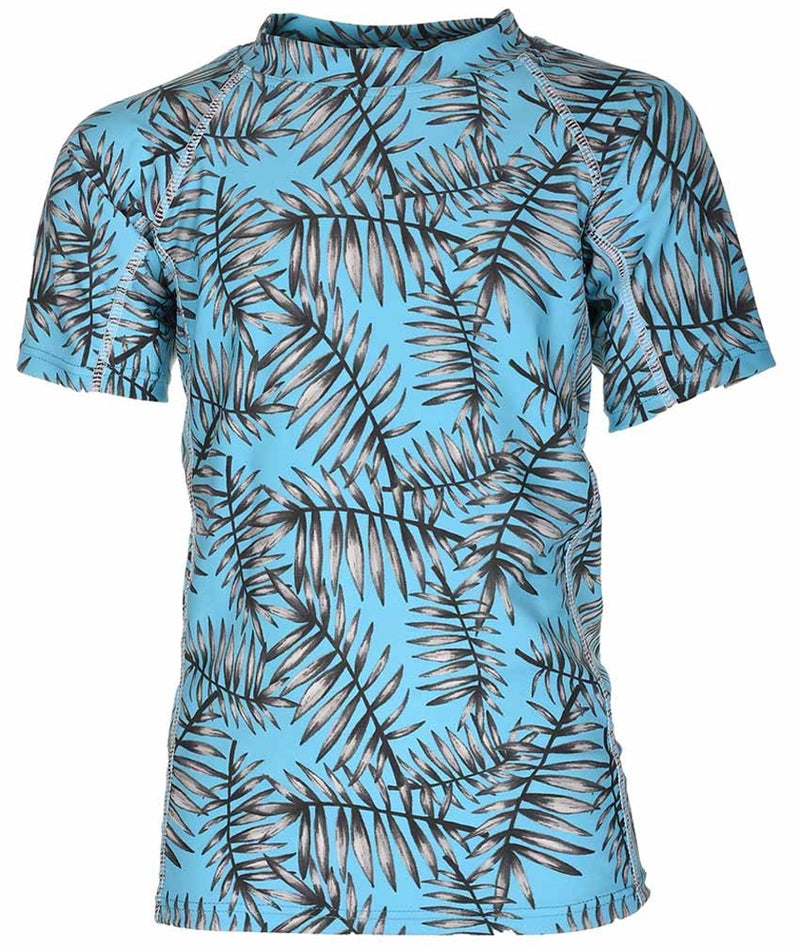 Ocean Kortärmad Solskyddströja Barn Turquoise - Lindberg