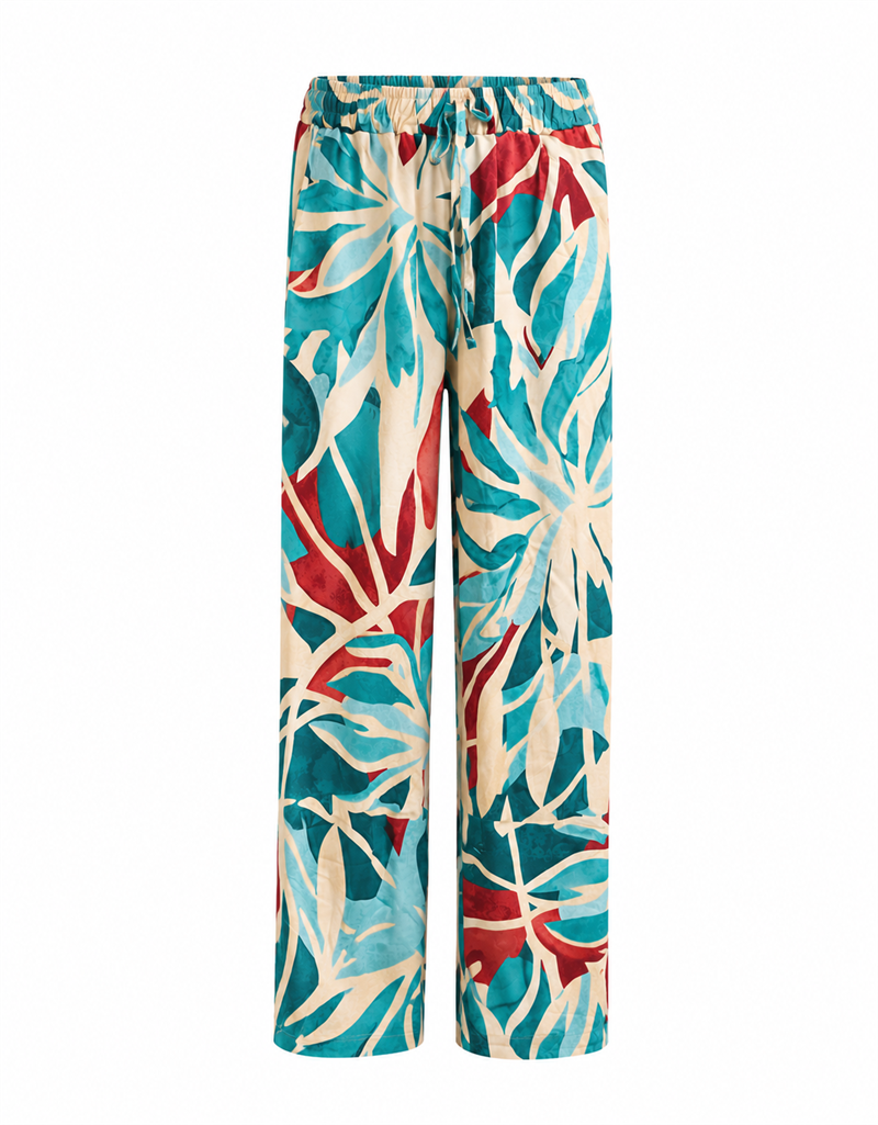 Oliia Women's Trousers Aqua Marine | Smilebutiken - Zabaione